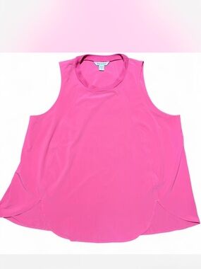 Athleta Pink Sleeveless Tank Top Flowy Lightweight Athletic 2X